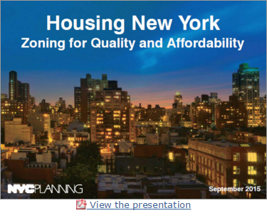 Housing NY- Zoning QA