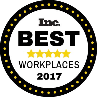 Capalino is proud to be ranked on Inc. Magazine’s Best Workplaces List for 2017, 