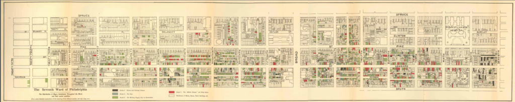 In 1899, W.E.B DuBois published The Philadelphia Negro, one of the first prime examples of data-sharing.